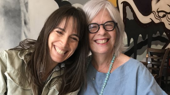 Samantha Selinger-Morris with her mother, Sylvia Morris.