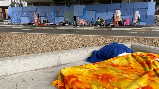 The Go Between Bridge has been a refuge for homeless people for years.
