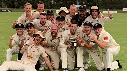 The Ginninderra Tigers have their hands on the Cricket ACT Douglas Cup for the first time in 26 years.