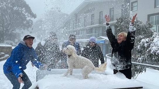 Snow is falling in many areas of regional Victoria and NSW, including here at Mount Buller.