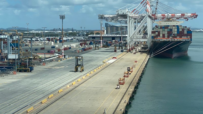 Worker fights for life after machinery accident at Port of Brisbane
