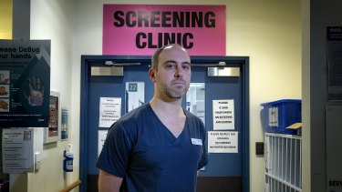 Associate Professor Jason Trubiano heads the COVID-19 unit at the Austin Hospital in Heidelberg.