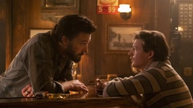 Ben Affleck and Tye Sheridan in The Tender Bar: you’re in good hands