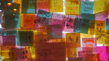 Hong Kong Protesters Adapt Signs Slogans To Skirt New Law
