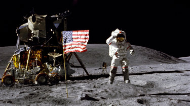The US has a target to return to the moon by 2024.