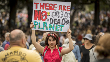 Tens of thousands stood in solidarity with Climate action then marched through the streets of Melbourne on Friday.