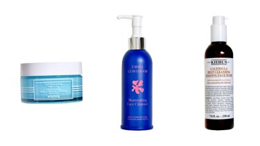 Sisley Triple Oil Balm, $155. Emma Lewisham Illuminating Cleanser, $70. Kiehlâ€™s Calendula Deep Cleansing Foaming Face Wash, $48.