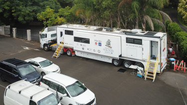 The mobile Byron Bay Wildlife Hospital.