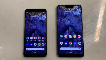 The Pixel 3 XL fits in a lot more screen.