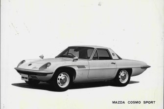 “After setting alight some midnight Mazda”, wrote the chess champ. Did he mean the Cosmo Sport of 1966?