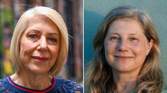 Former AWW director Louise Alder (left) and new director Rosemarie Milsom.