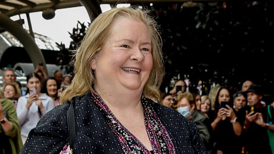 Magda Szubanski in 2023. She has just announced that she is receiving treatment for cancer. 
