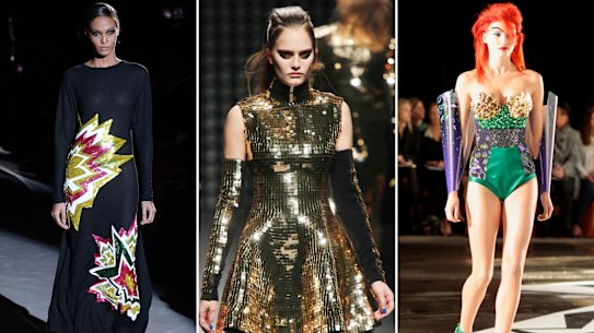 From left: Tom Ford, Gareth Pugh, Romance Was Born.