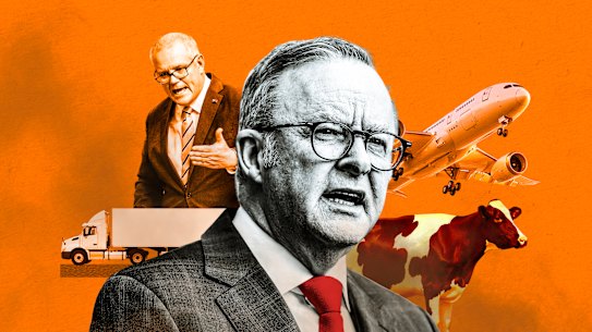 Prime Minister Anthony Albanese and former PM Scott Morrison both released net zero plans. 