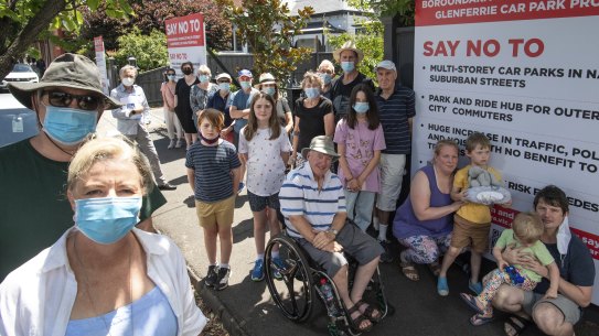 Residents around Hawthorn, in Josh Frydenberg’s electorate of Kooyong, are angry at plans for a four-storey commuter car park.