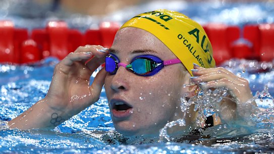 Mollie O’Callaghan is etching her name in the record books.