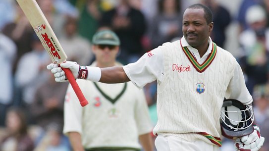Brian Lara made a double century in Adelaide during the West Indies’ tour of Australia in 2005.
