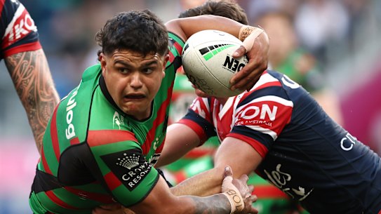 Latrell Mitchell and the game’s stars are still waiting on next year’s salary cap.