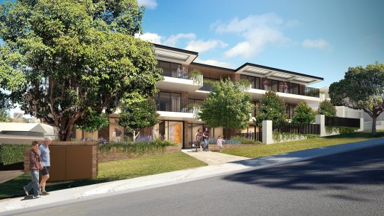 Oryx's boutique aged care proposal for Nedlands. 