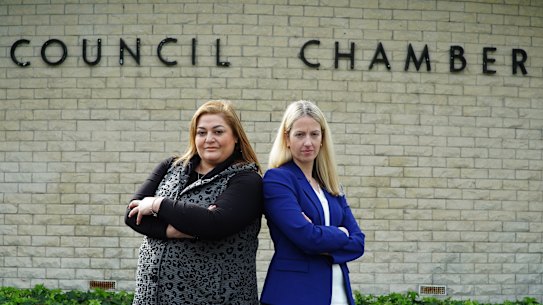 Brimbank Councillor Maria Kerr (left) moved a similar motion being proposed by her counterpart in Hobsons Bay