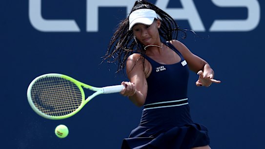 Priscilla Hon is into the third round at a grand slam for the first time.