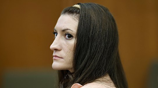 Lindsay Clancy in court on August 25.