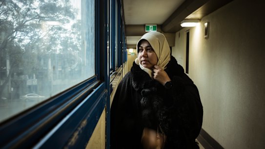 Marwa was one of the residents locked down in the North Melbourne towers.