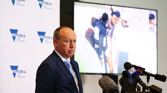 Outgoing Athletics Australia CEO Darren Gocher.