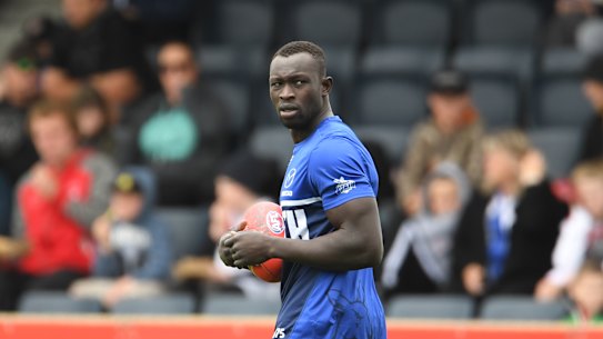 Majak Daw is poised to make his long awaited return to AFL footy. 