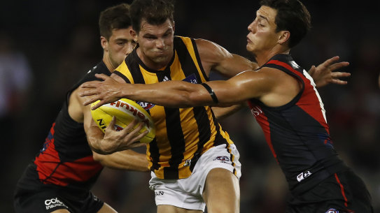 Hawthorn’s Jaeger O’Meara. The Hawks will have salary cap space to play with in 2022.
