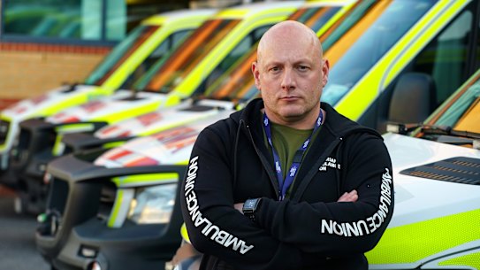 Victorian Ambulance Union secretary Danny Hill.