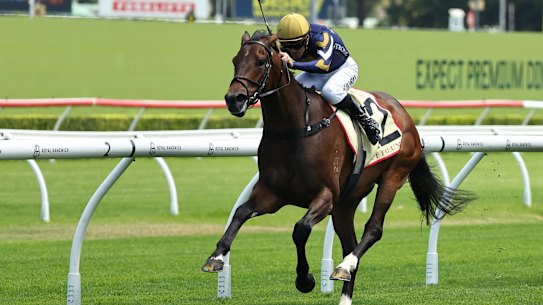 Ice Kool e Jay Ford a caminho da vitória em Randwick em 27 de dezembro.