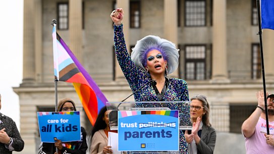 Drag artist Vidalia Anne 