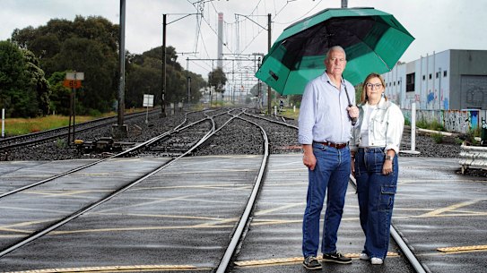 Hobsons Bay councillor Michael Disbury  and community activist Gill Gannon say closing Champion Road will hurt Newport. 