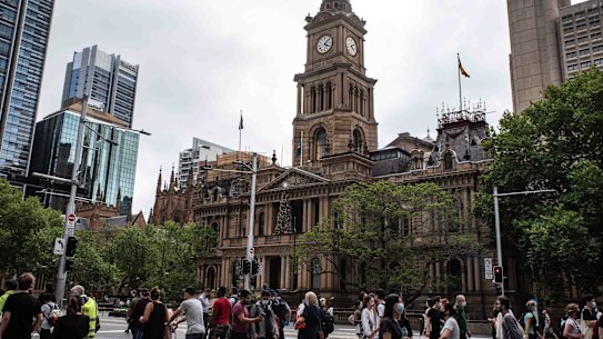 Sydney Town Hall.