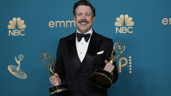 Jason Sudeikis won Emmys for outstanding lead actor in a comedy series and outstanding comedy series for Ted Lasso in 2022. The Emmy awards for 2023 have been delayed until January, 2024 as a result of the Hollywood strike.