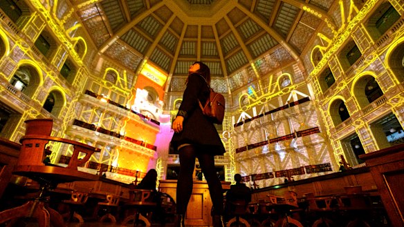 The State Library projections are always a hit.