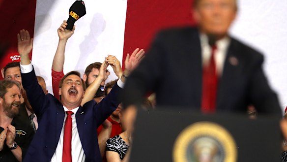 MyPillow chief Mike Lindell has been drafted in to help Trump plot a re-election strategy. 