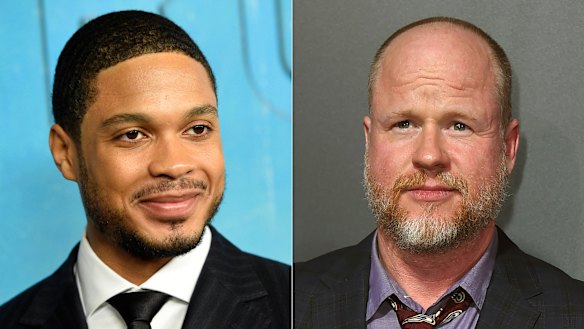 Carpenter’s accusations come after Ray Fisher (left) last year accused Whedon (right) of misconduct on the set of Justice League.