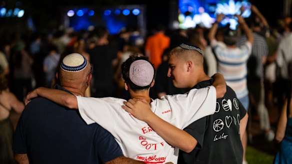 Sunday’s vigil “showed the true strength of our community”, NSW Jewish Board of Deputies CEO Michele Goldman said. 