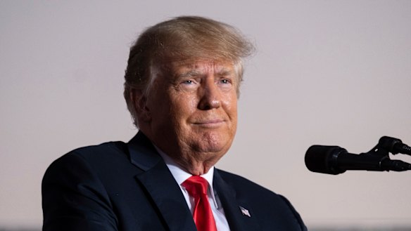 Former US president Donald Trump.