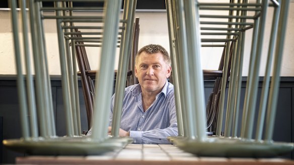 David Canny, Australian Hotels Association Victoria president, says pubs have been dealt a "terrible blow" by COVID-19.