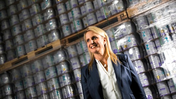 Bubs Australia chief executive Kristy Carr said the company is exporting virtually all of its products by sea freight because of the mass grounding of planes.
