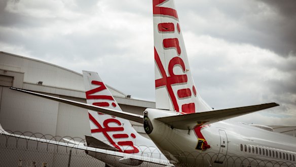 Virgin Australia leases about half its fleet. 