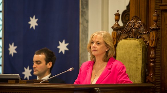 Councillor Angela Owen became chairman of the council in 2015.