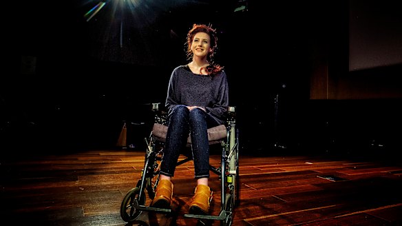 Model Rosie Nash at Access to Fashion on Saturday.