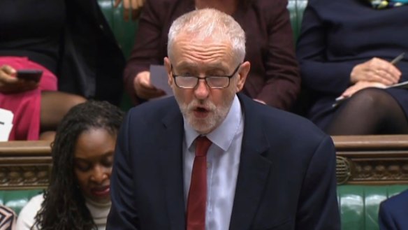 Leader of Britain's opposition Labour Party Jeremy Corbyn.