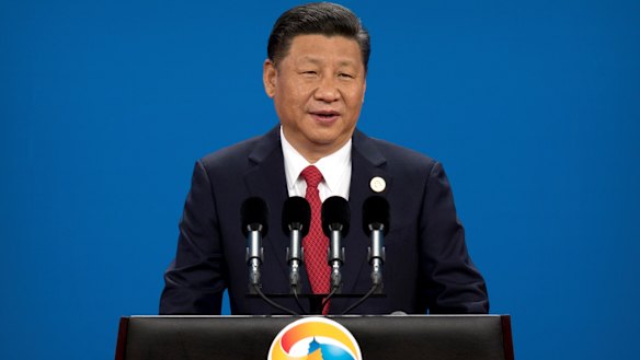 Chinese President Xi Jinping attends the opening ceremony of the Belt and Road Forum last year.