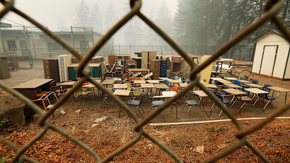 Paradise High School is still standing, but many of the students' and teachers' homes have been destroyed and its fate remains uncertain. 