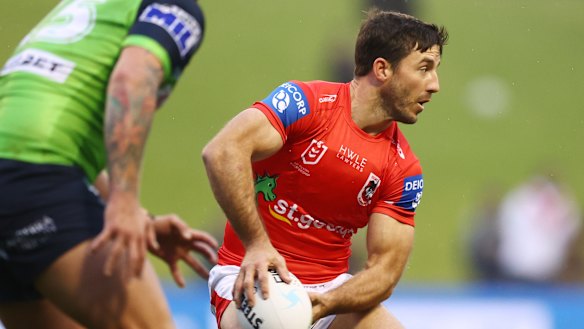 Ben Hunt was at the centre of controversy in a win over Canberra.